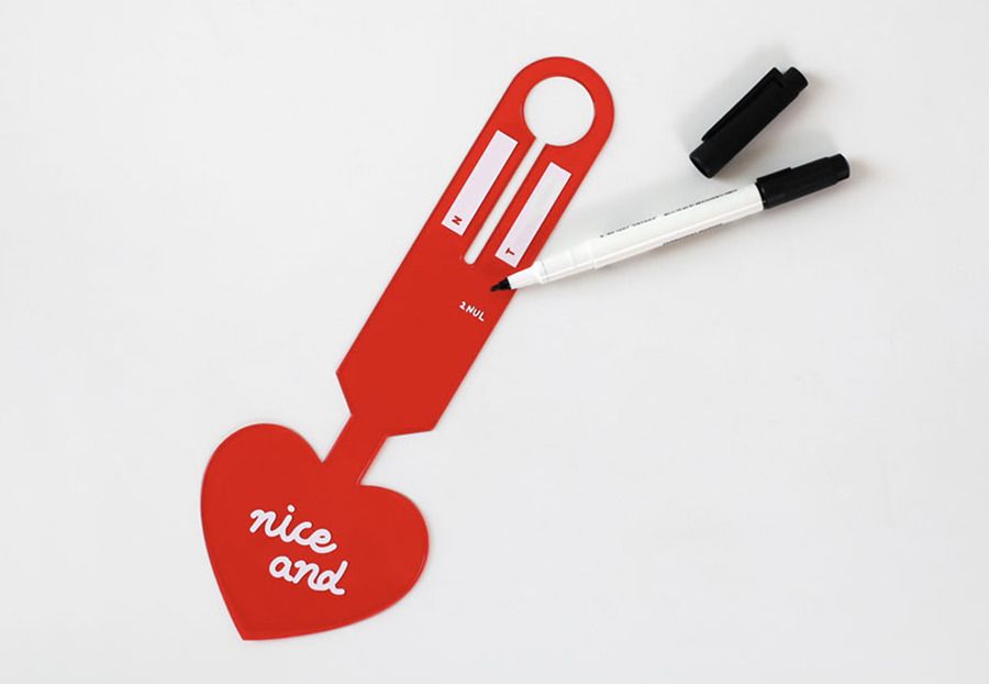 Colorful Heart Luggage Tag