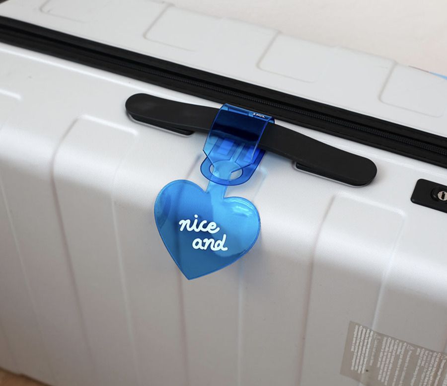 Colorful Heart Luggage Tag