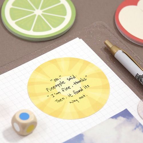 Sliced Fruit Sticky Note