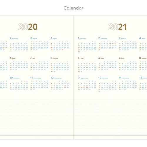 2020 B5 Slim & Wide Weekly Planner - Image 21