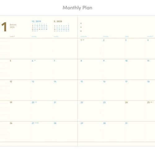 2020 B5 Slim & Wide Weekly Planner - Image 22