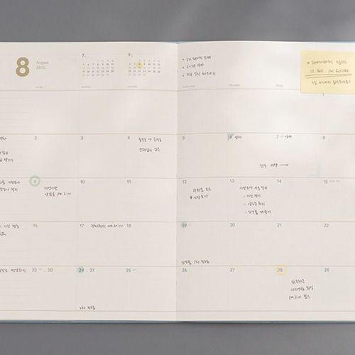 2020 B5 Slim & Wide Weekly Planner - Image 23