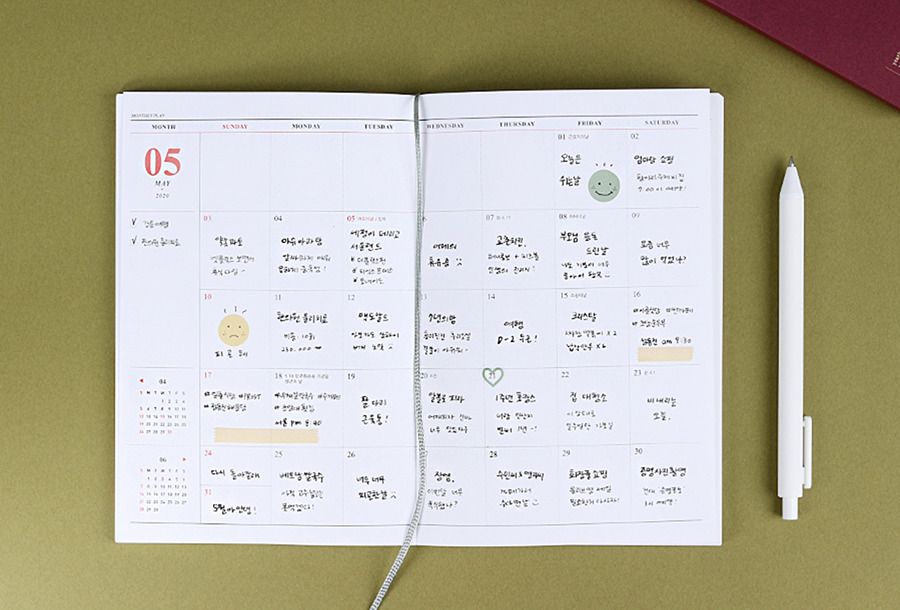 MochiThings: 2020 Classic Weekly Planner