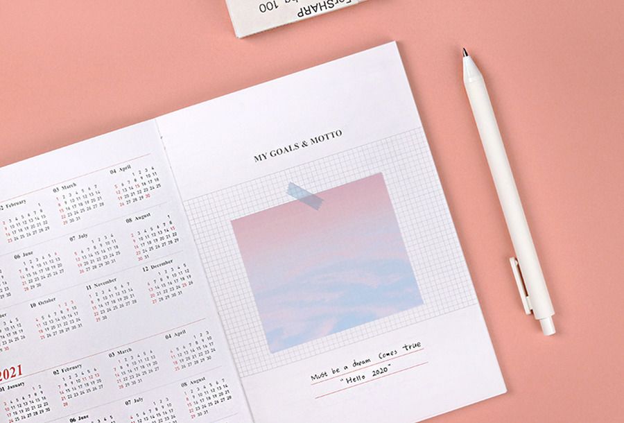 2020 Small Classic Monthly Planner