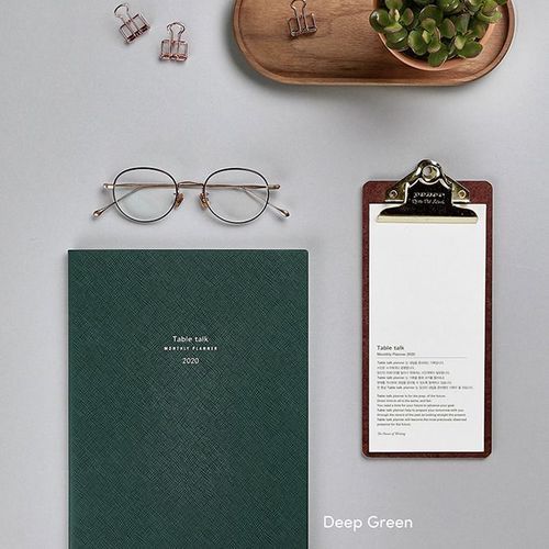 2020 Table Talk B5 Monthly Planner