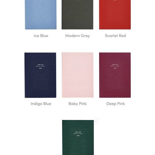 2020 Table Talk B5 Monthly Planner