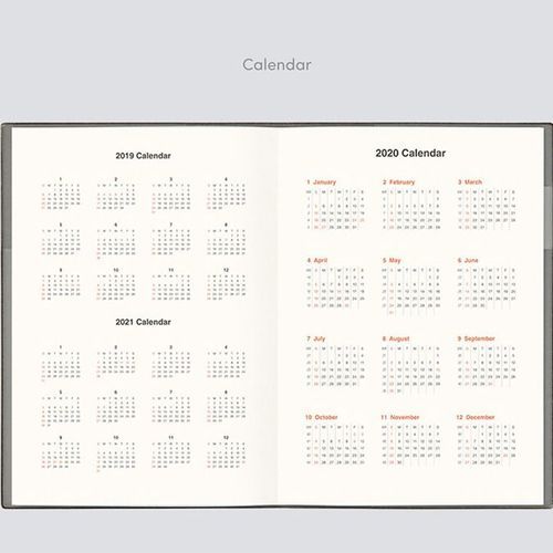 2020 Table Talk B5 Monthly Planner
