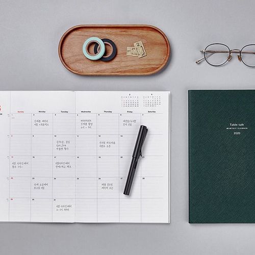 2020 Table Talk B5 Monthly Planner