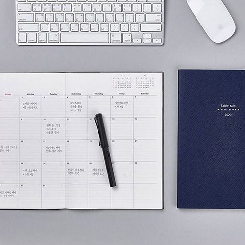 2020 Table Talk B5 Monthly Planner