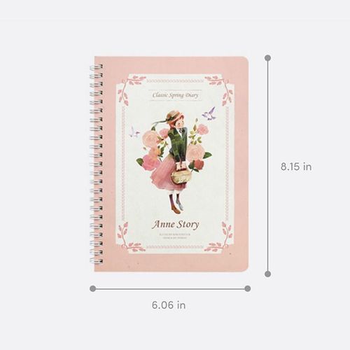 Anne Story Spiral Monthly Planner