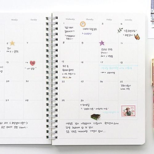 Anne Story Spiral Monthly Planner