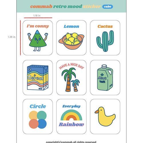 Retro Mood Sticker