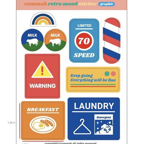 Retro Mood Sticker