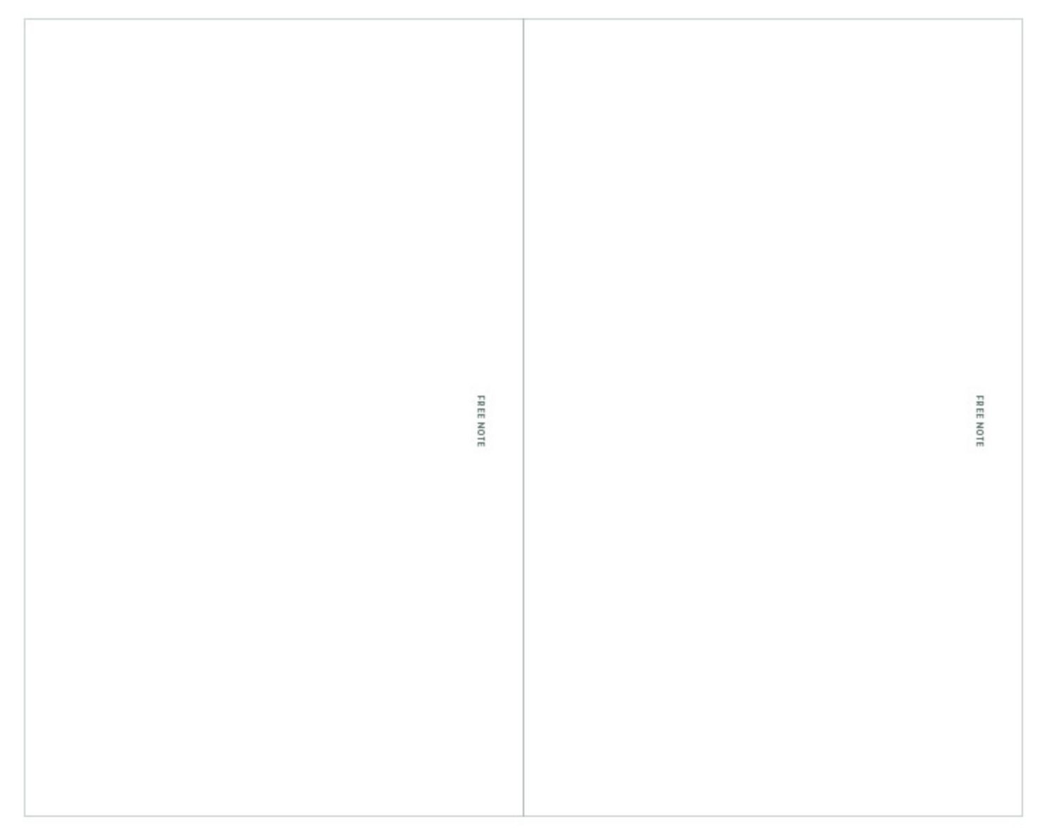 2020 Large Handmade Weekly Planner