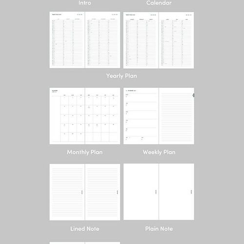 2020 Large Handmade Weekly Planner