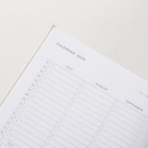 2020 Large Handmade Weekly Planner