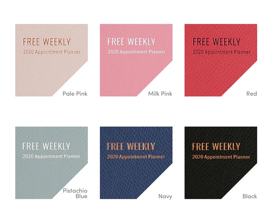 2020 Medium Weekly Appointment Planner