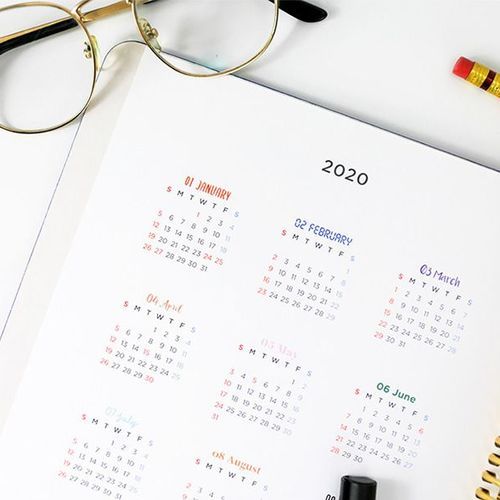 2020 Jumbo Spiral Weekly Planner - Image 32