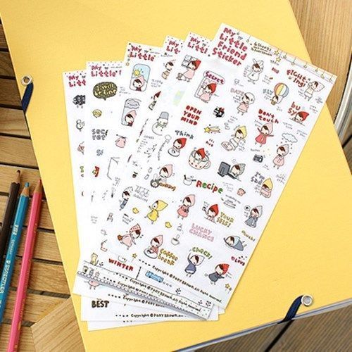My Little Friend Deco Sticker Set - Image 1