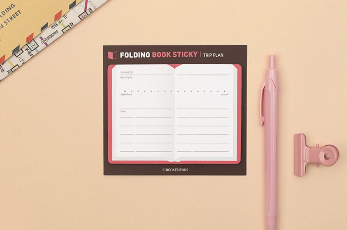 MochiThings: Foldable Book Sticky Note