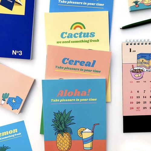 Retro Mood Monthly Planner