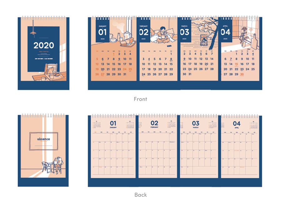 MochiThings: 2020 M Desk Calendar