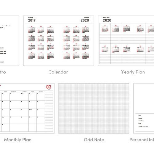 2020 Simply Monthly Planner