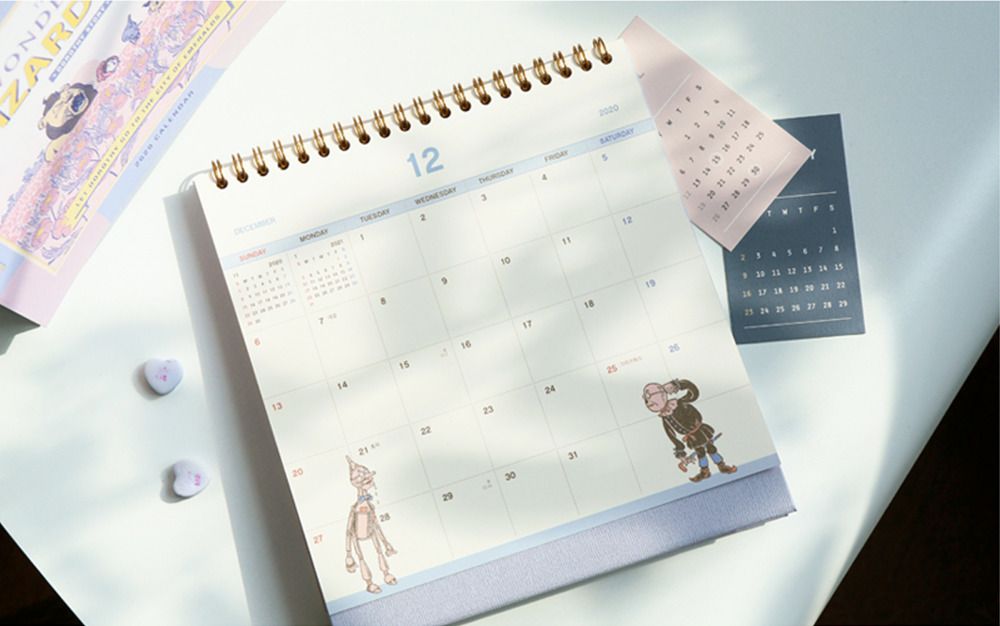 2020 The Wizard of Oz Calendar