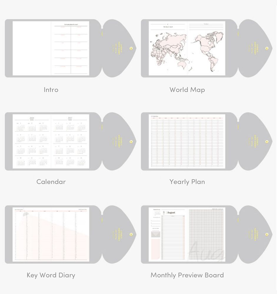 2020 Lovely Days Diary Planner