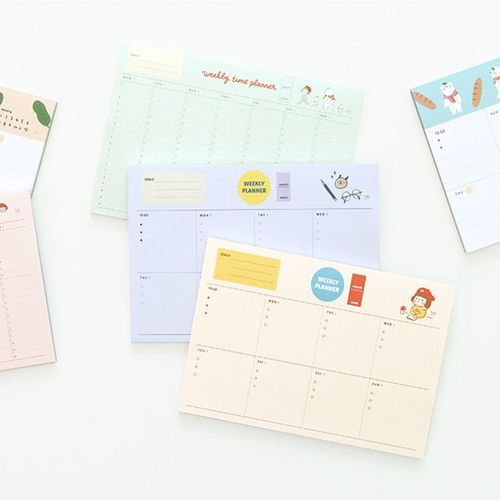 MochiThings: Hello Jane Weekly Schedule Pad