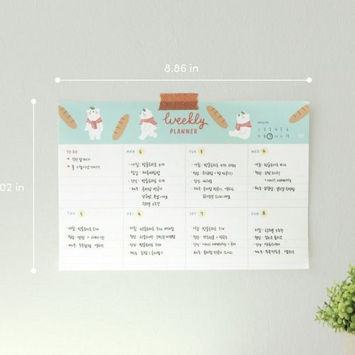 MochiThings: Hello Jane Weekly Schedule Pad