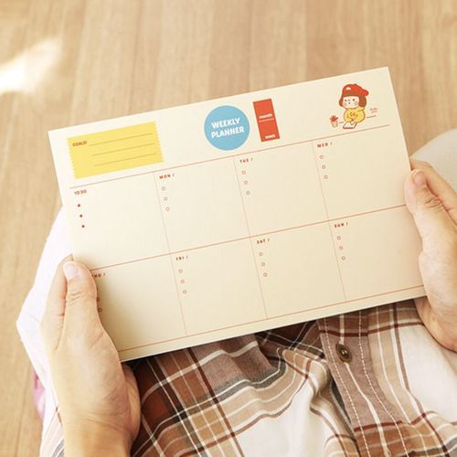 MochiThings: Hello Jane Weekly Schedule Pad