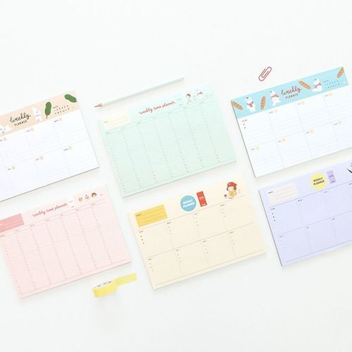MochiThings: Hello Jane Weekly Schedule Pad