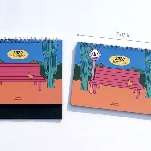 2020 Retro Mood Monthly Standing Planner - Image 5