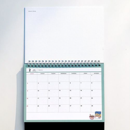 2020 Retro Mood Monthly Standing Planner - Image 13