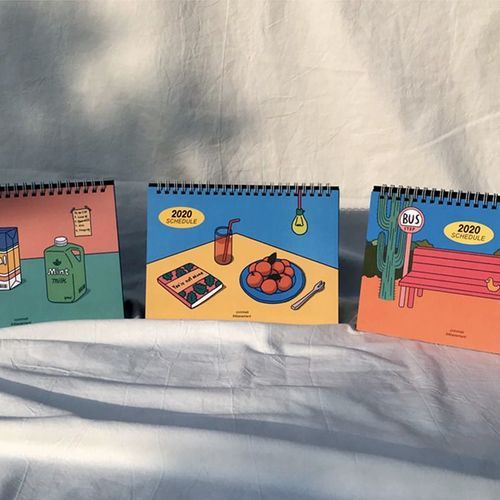 2020 Retro Mood Monthly Standing Planner - Image 18