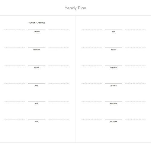2020 Small Life & Pieces Monthly Planner