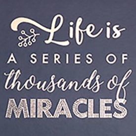 2020 Jumbo Spiral Weekly Planner, Life is Miracles