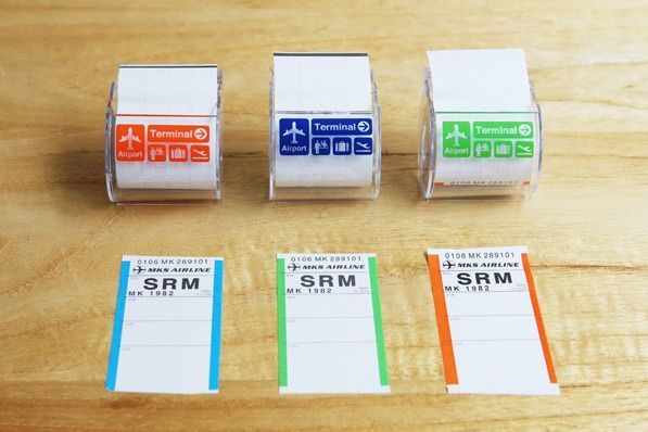 Tagging Sticker Note MochiThings: Baggage Tag Sticky Note Roll
