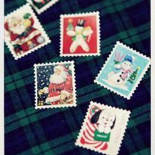 Christmas Vintage Stamp Sticker Set - Image 5