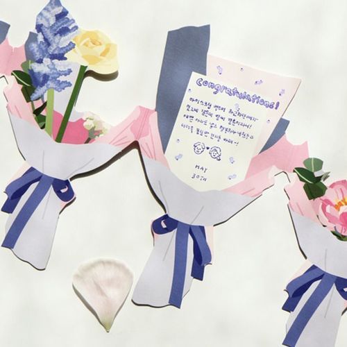 Flower Gift Envelope & Card