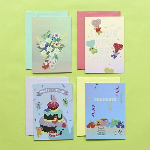 Jelly Bear Hologram Postcard - Image 1