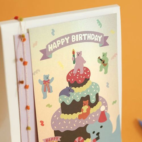 Jelly Bear Hologram Postcard - Image 6